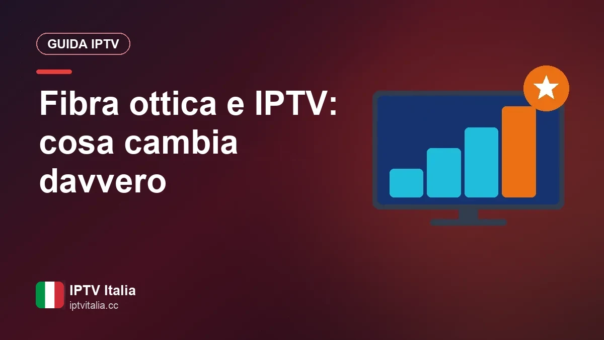 Fibra ottica e IPTV in Italia: cosa cambia davvero per te? Cavo in fibra ottica e modem vicino all'ingresso di casa